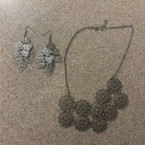 Matching Statement Necklace & Earrings